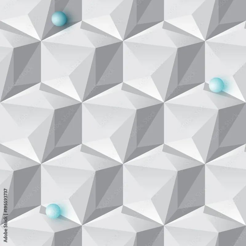Tapeta Geometryczny Motyw - Efekt 3D Darmowy zwrot
