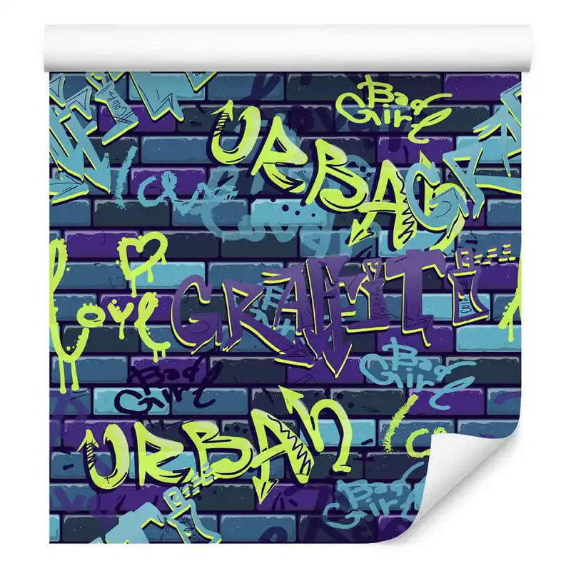 Tapeta Graffiti Na Murze Sprawdź teraz