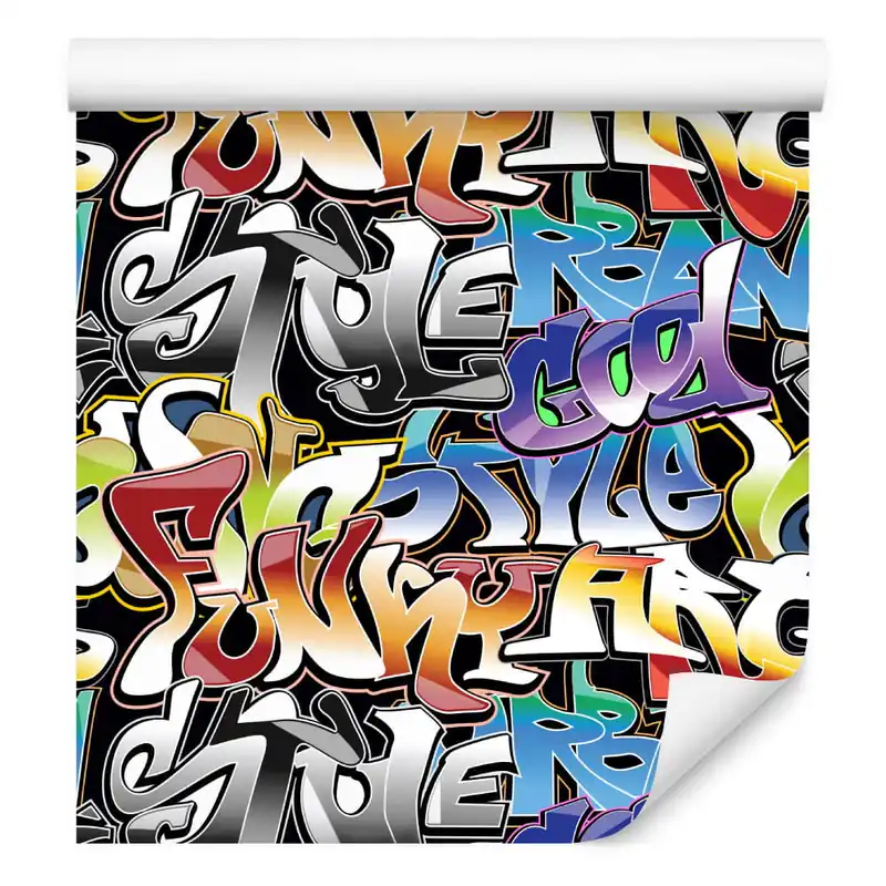 Tapeta Graffiti W Wielu Kolorach Oferta czasowa
