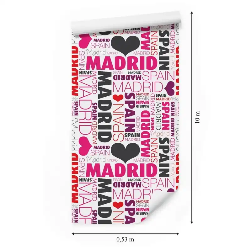 Ograniczona ilość Tapeta I Love Madrid