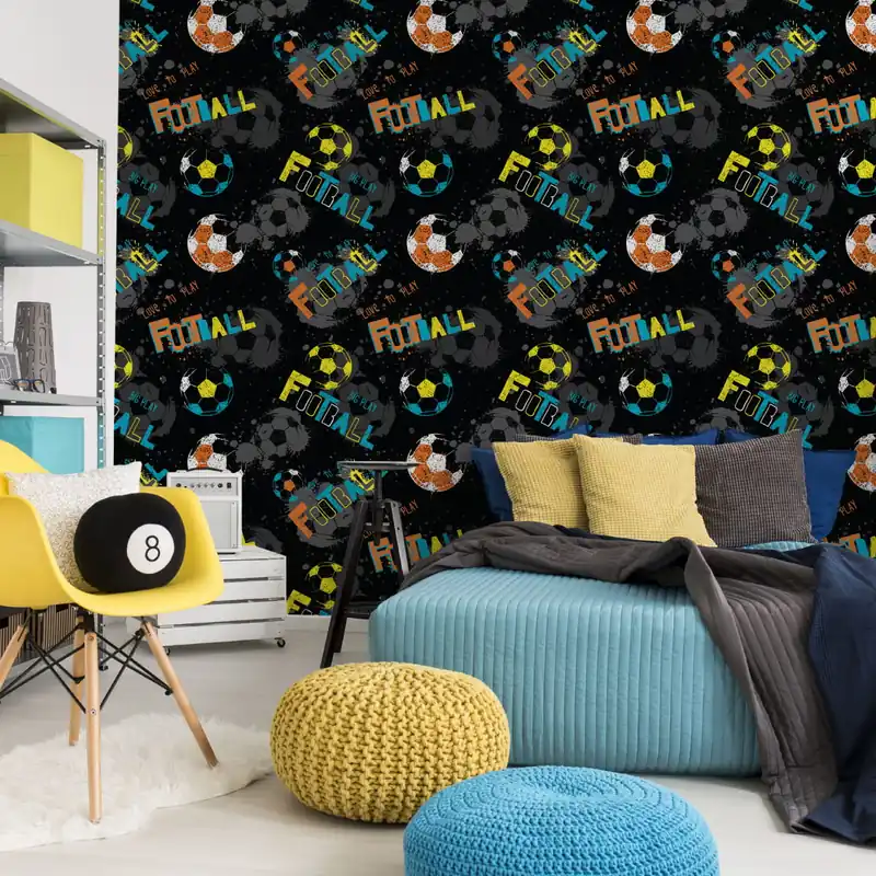 Tapeta Kolorowa Piłka Nożna Oferta
