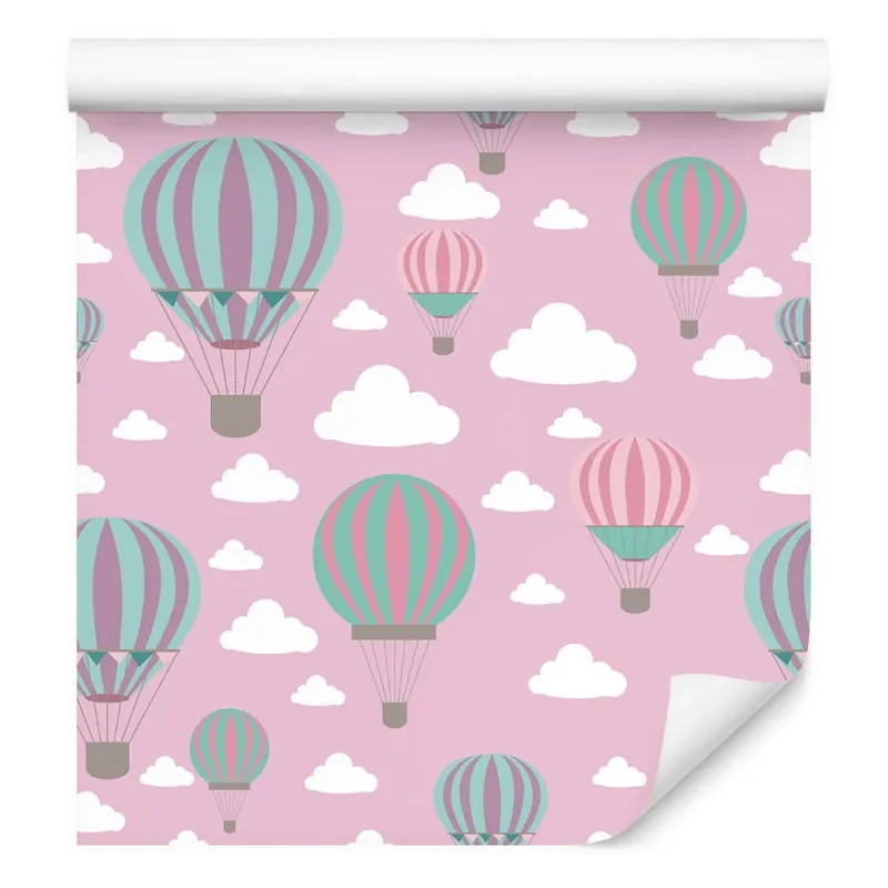 Do wyczerpania zapasów Tapeta Kolorowe Balony W Chmurach