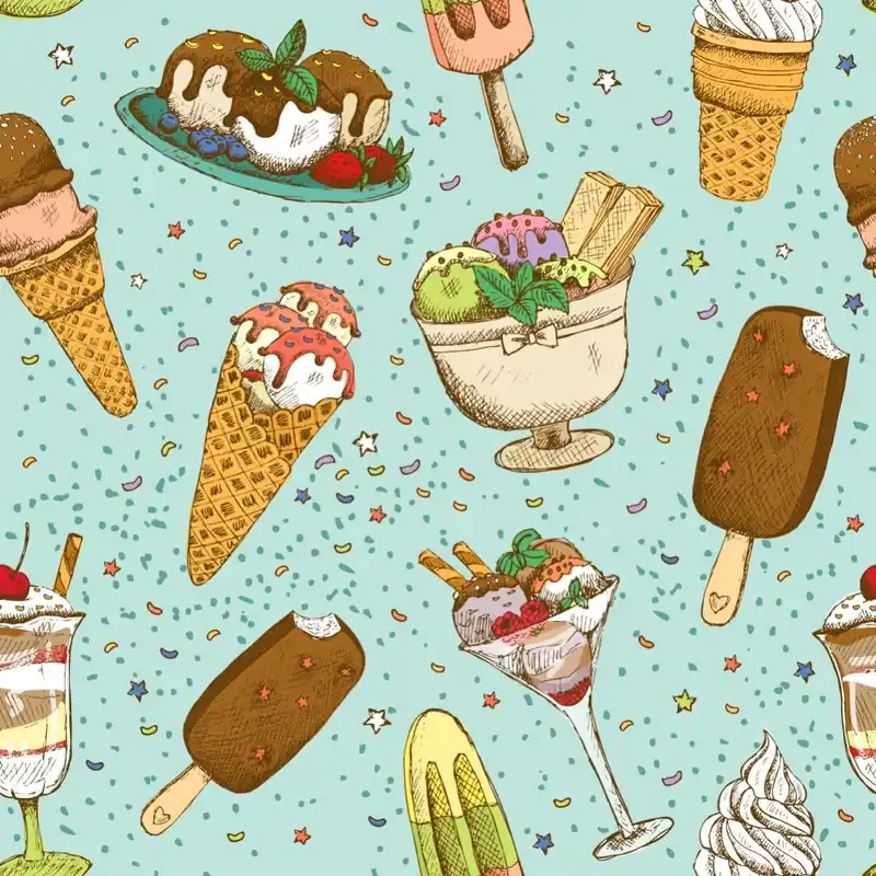 Tapeta Kolorowe Lody Super okazja