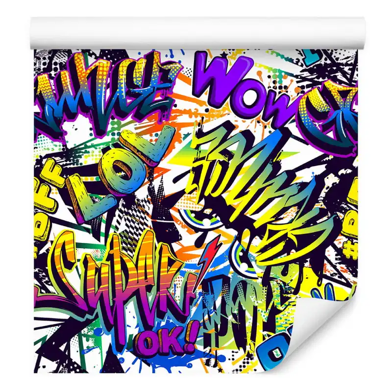 Tapeta Kolorowe Napisy Graffiti Popularny