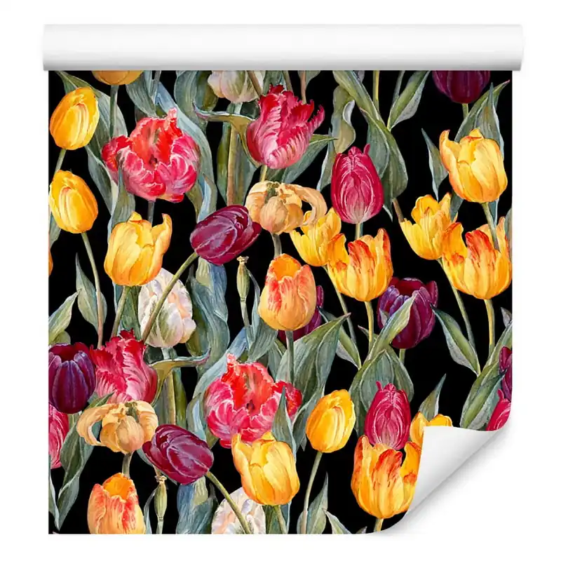 Oferta limitowana Tapeta Kolorowe Tulipany