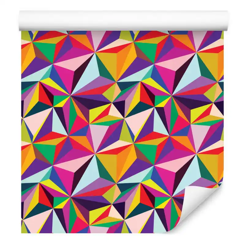 Darmowa dostawa Tapeta Kolorowe Wzory Geometryczne