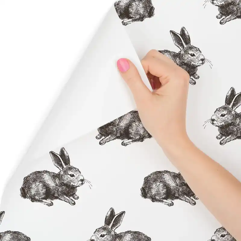 Super okazja Tapeta Króliki W Ciemnym Kolorze