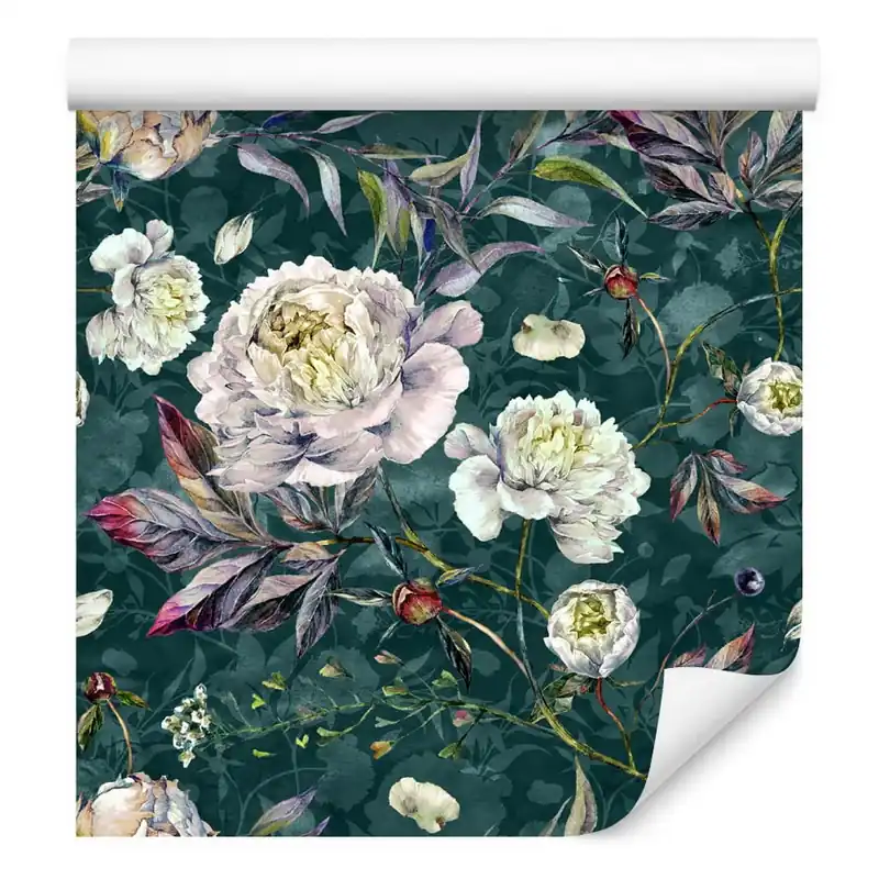 Tapeta Kwiaty Piwonie Vintage Premium
