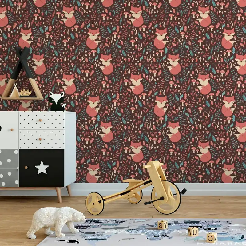 Tapeta Liski Z Owocami Leśnymi Oferta czasowa