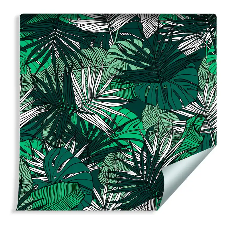 Tapeta Liście Monstera Bananowca Palmy Ostatnie sztuki
