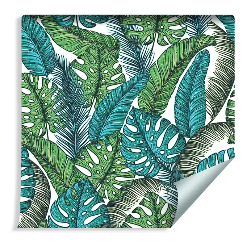 Tapeta Liście Monstera Dżungla Szybka wysyłka