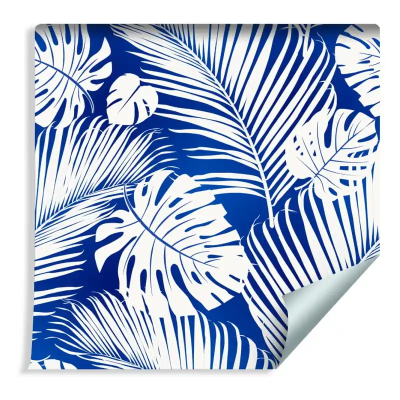 Tapeta Liście Monstera I Palmy Nowy