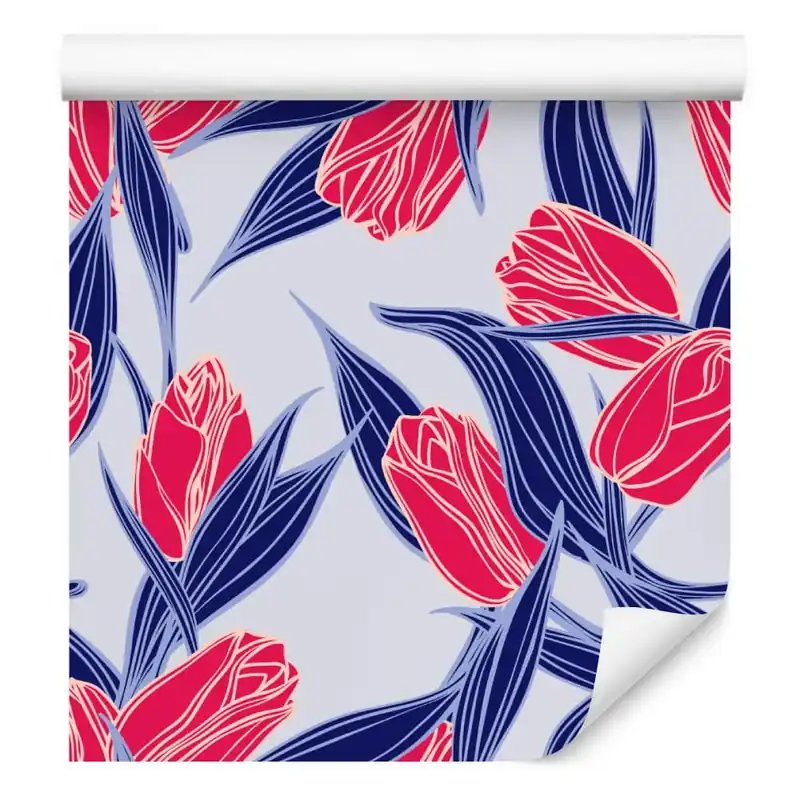 Oferta limitowana Tapeta Malowane Bukiety Tulipanów