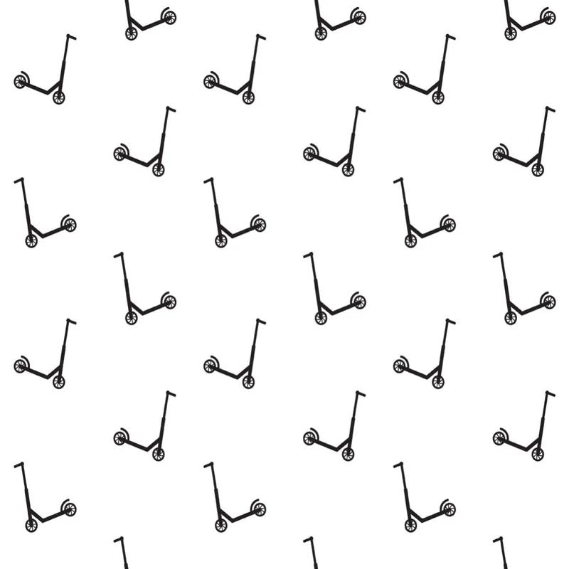 Okazja Tapeta Minimalistyczne Hulajnogi