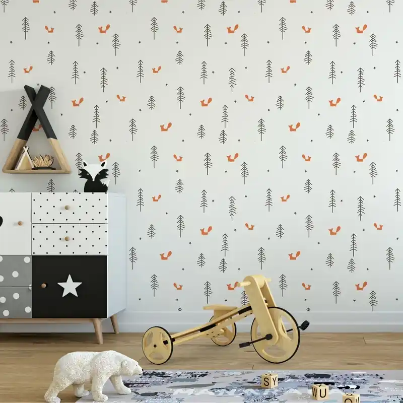Zamów teraz Tapeta Minimalistyczne Liski