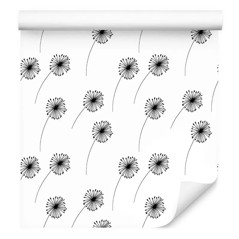 Kup online Tapeta Minimalistyczne Rysowane Dmuchawce