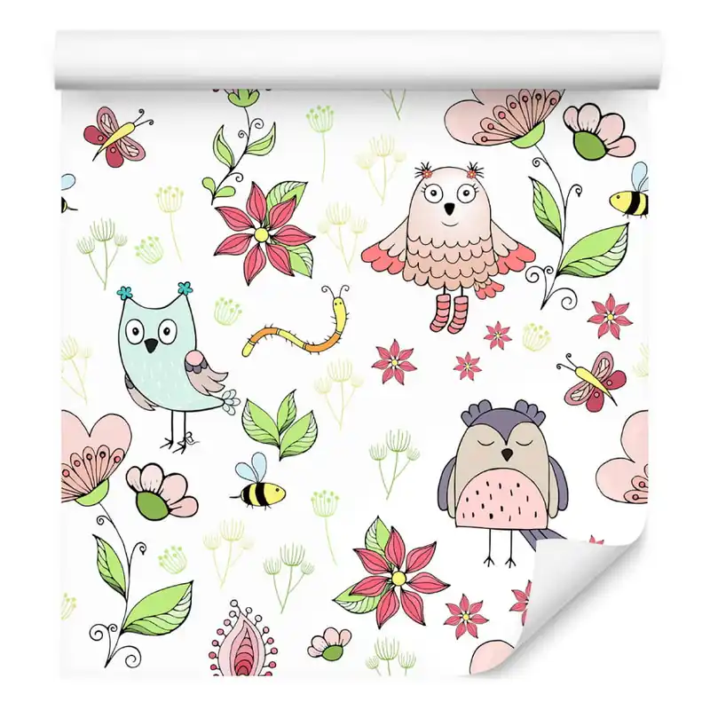 Nowy Tapeta Natura Sówek