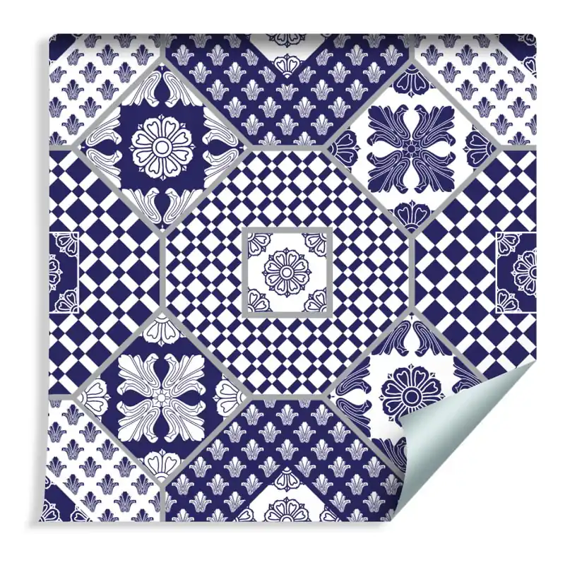 Dostępne od ręki Tapeta Ornamenty - Patchwork
