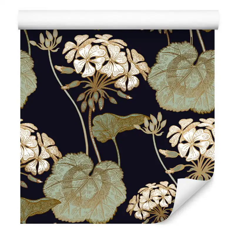 Tapeta Pelargonia Z Liśćmi Oferta limitowana