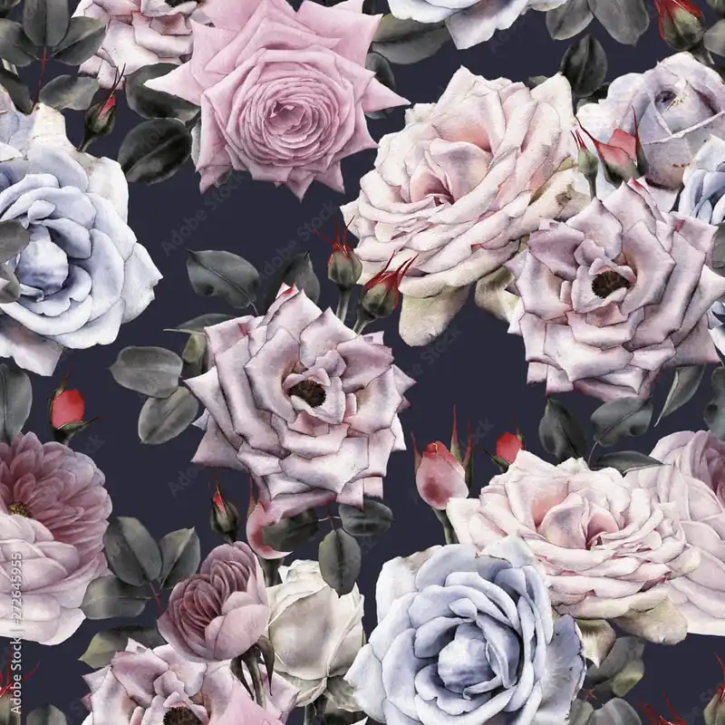 Darmowa dostawa Tapeta Piękne Kolorowe Róże W Stylu Vintage