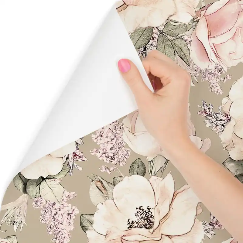 Tapeta Piwonie W Stonowanych Kolorach Oferta limitowana