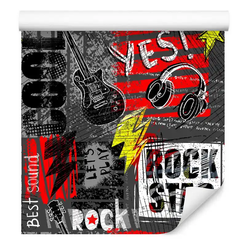 Dodaj do koszyka Tapeta Rock W Stylu Graffiti