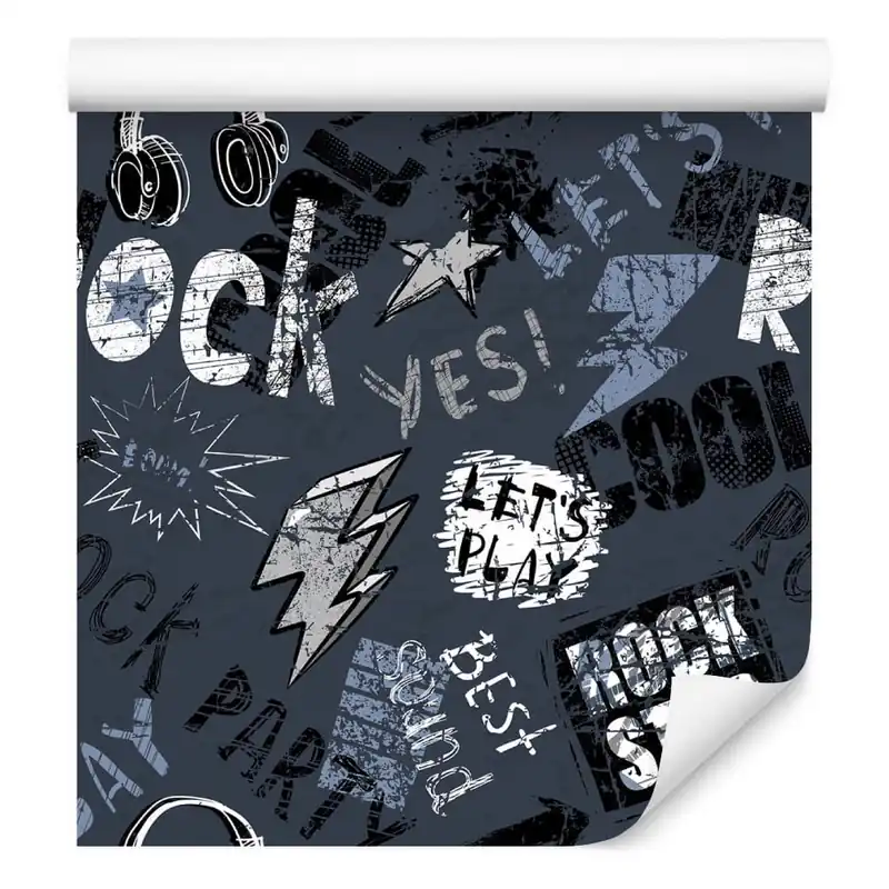 Tapeta Rockowe Graffiti Dostępne od ręki