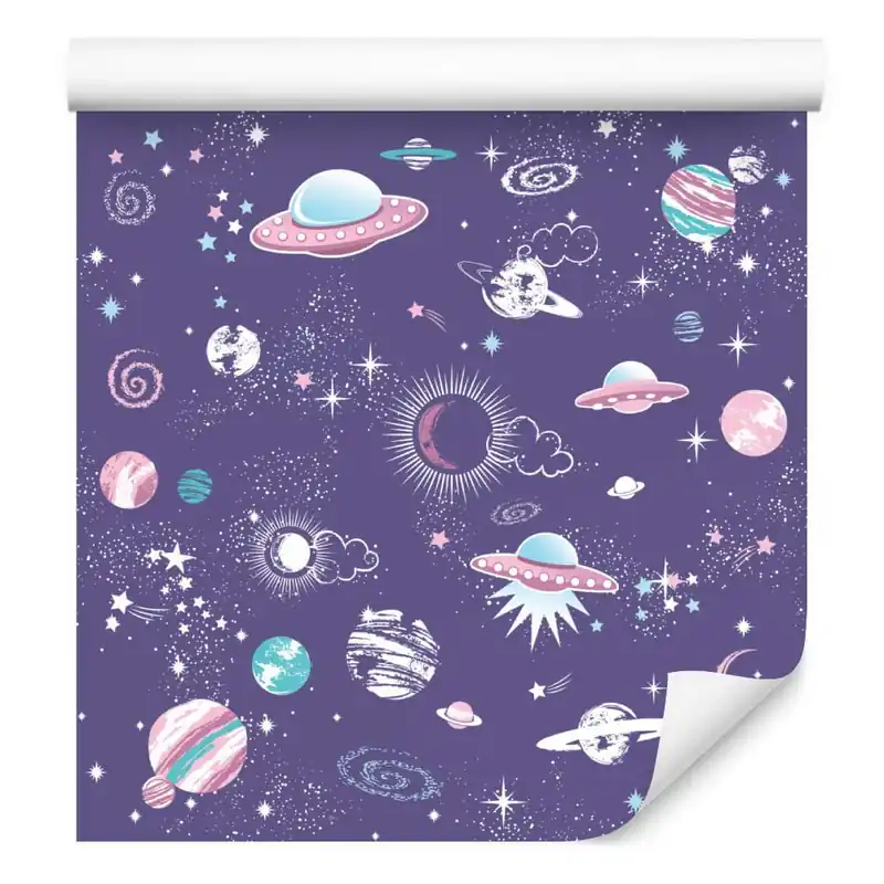 Tapeta Statki Kosmiczne Gwiazdki I Ufo Dodaj do koszyka
