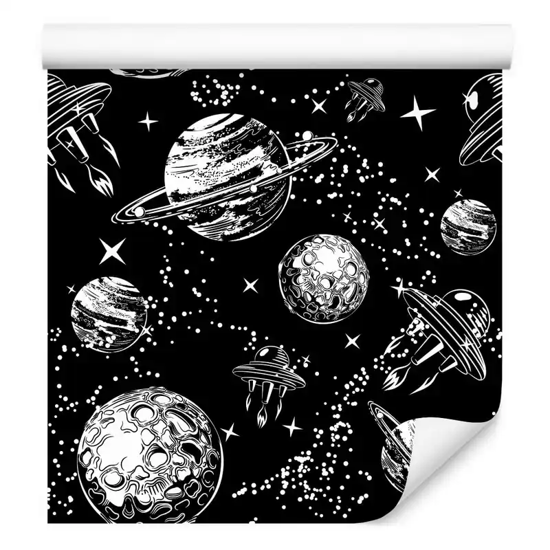 Kup teraz Tapeta Statki Kosmiczne Pośród Planet
