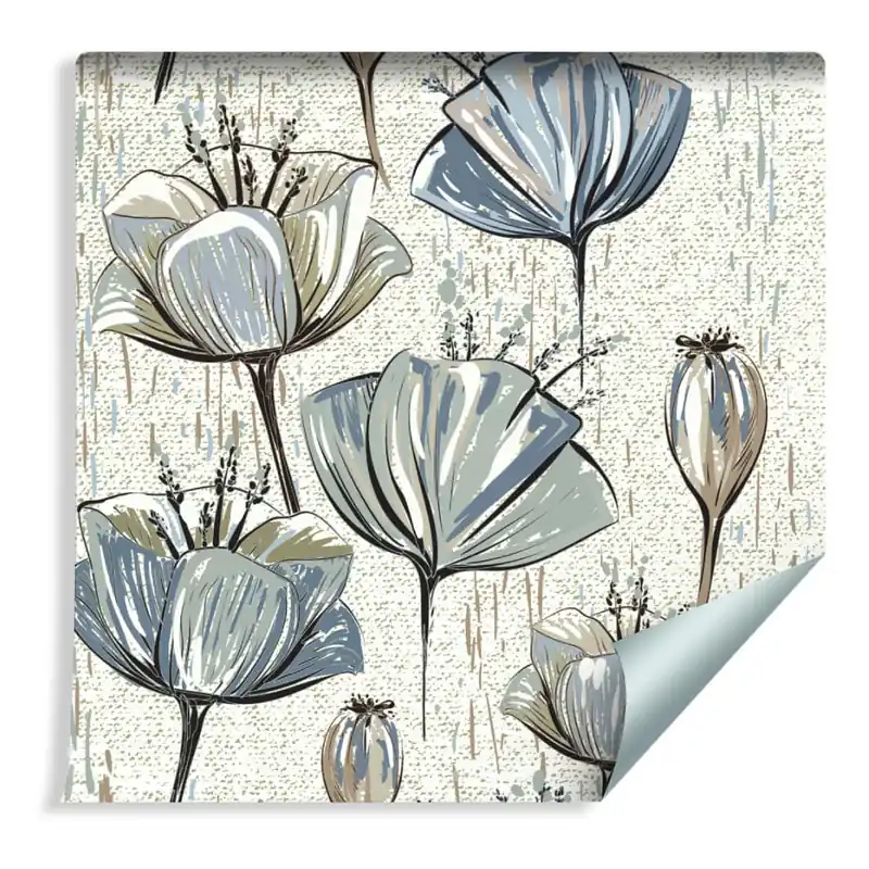 Tapeta Tulipany W Stylu Vintage Ostatnie sztuki