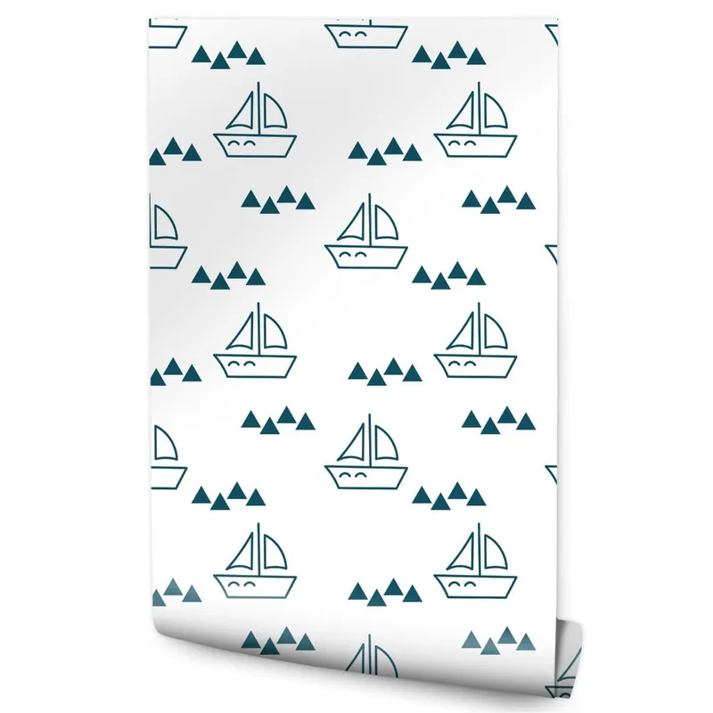 Oferta limitowana Tapeta Żaglówki Z Wzorkami