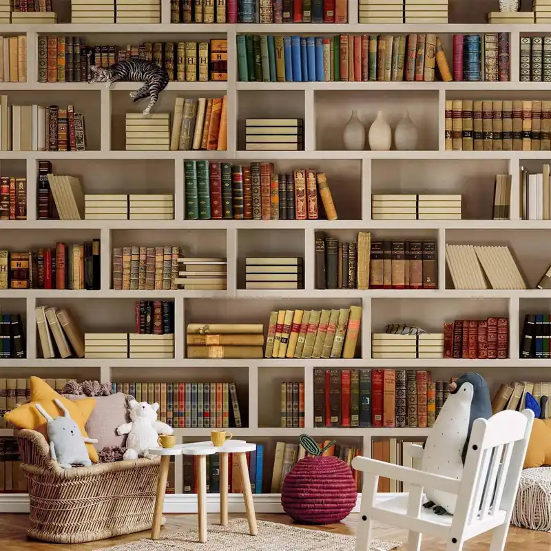 Fototapeta - Domowa biblioteczka Zamów teraz