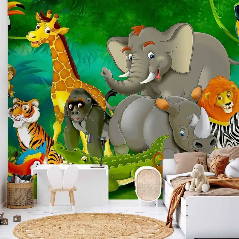 Fototapeta - Kolorowe safari Premium