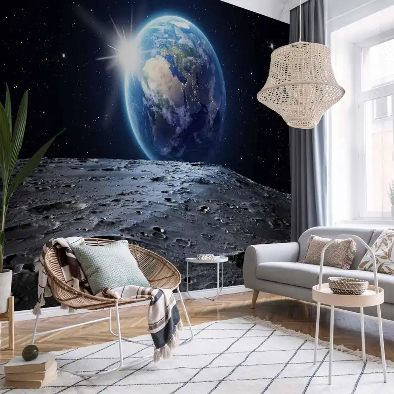 Kup teraz Fototapeta - Widok na Niebieską Planetę