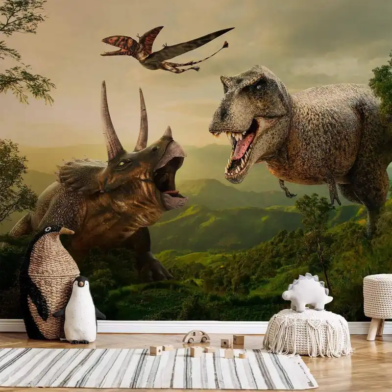 Fototapeta - Dinozaurowy plac Zamów dziś