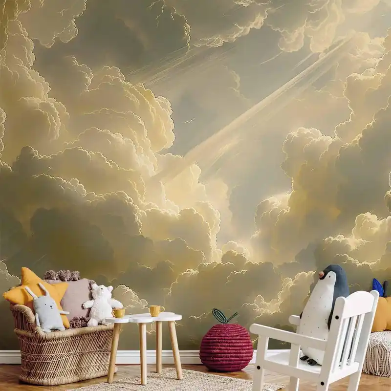 Cena promocyjna Fototapeta - Zachwycająca gra kolorów na tle chmur