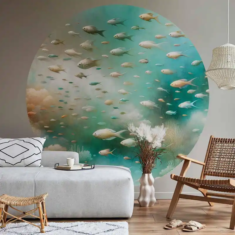 Szybka dostawa Fototapeta okrągła - Oceaniczne piękno