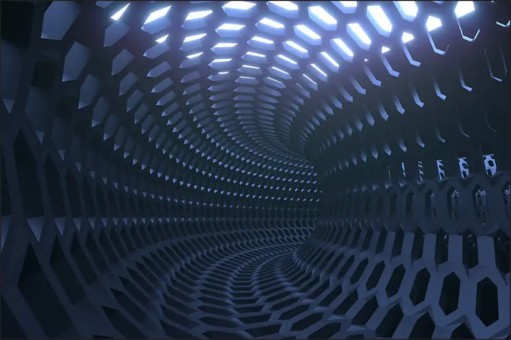 Fototapeta 3D Tunel - Abstrakcja Okazja