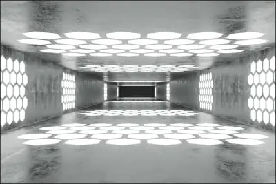Bezpieczna płatność Fototapeta 3D Tunel - Abstrakcja