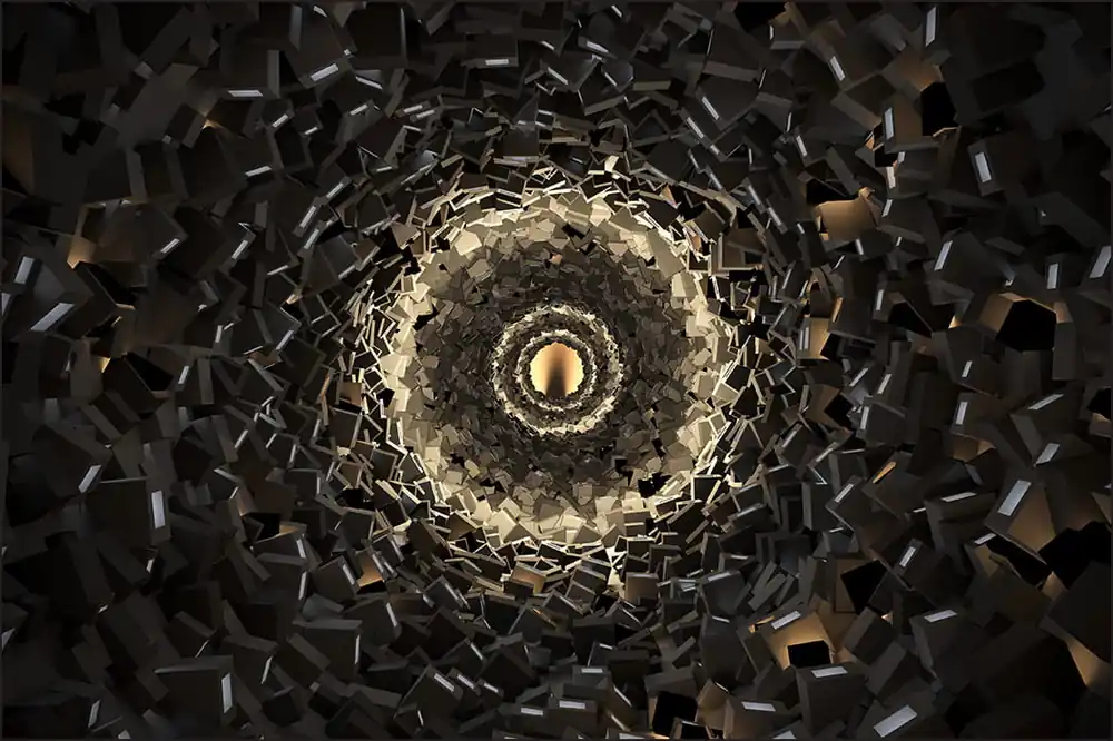 Fototapeta 3D Tunel - Głębia Super okazja