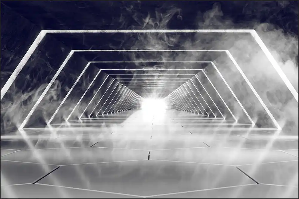 Ostatnie sztuki Fototapeta 3D Tunel - Głębia