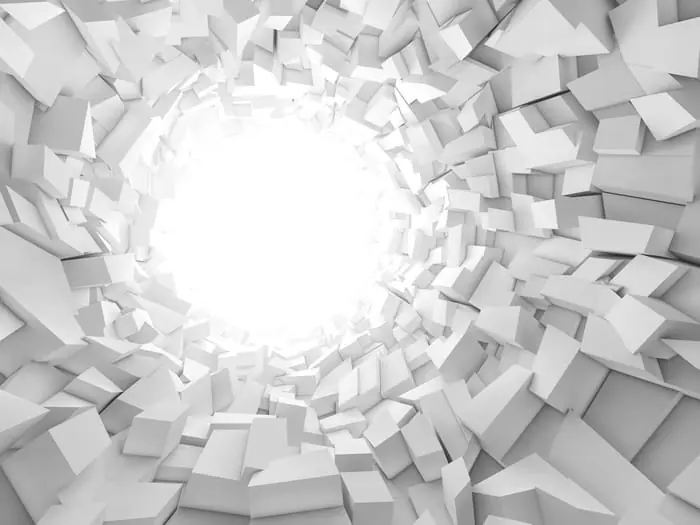 Łatwy zwrot Fototapeta Abstract Digital Background, 3 D Tunnel
