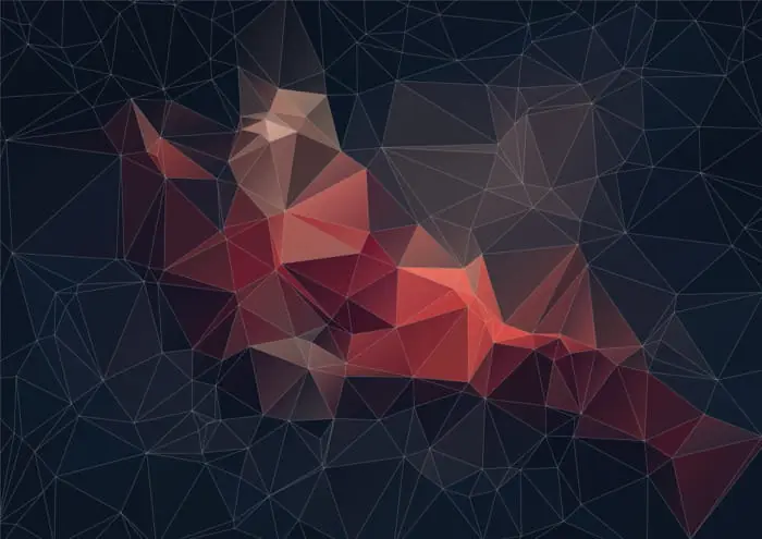 Super okazja Fototapeta Abstract Retro Colortriangle Background,