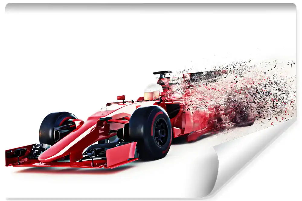 Łatwy zwrot Fototapeta Abstrakcyjny Bolid F1