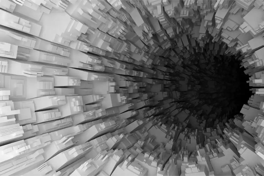 Hit cenowy Fototapeta Abstrakcyjny Tunel 3D