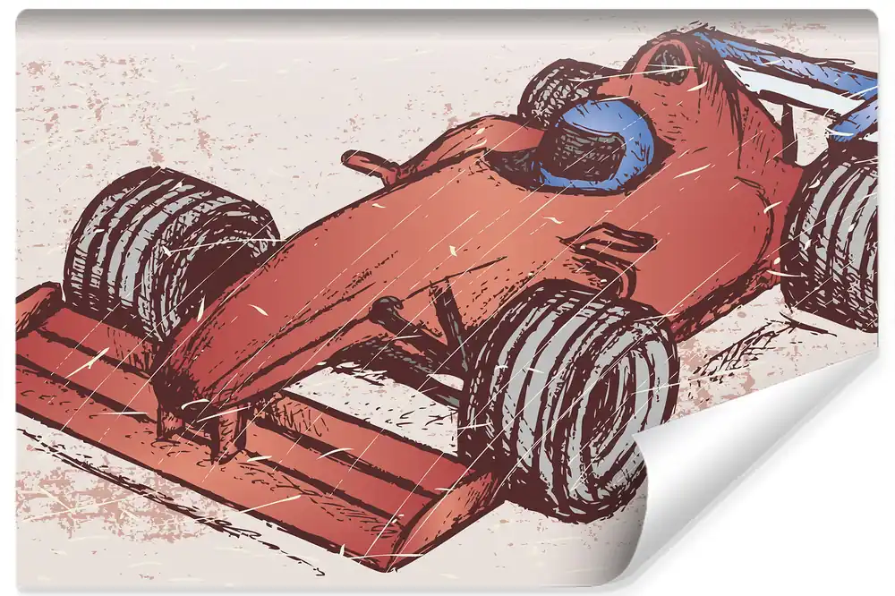 Oferta limitowana Fototapeta Bolid F1 W Stylu Grunge