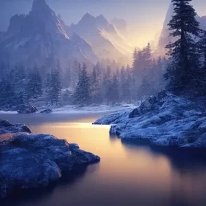 Tylko dziś Fototapeta Breathtaking Nature Mountain Landscape, 3D