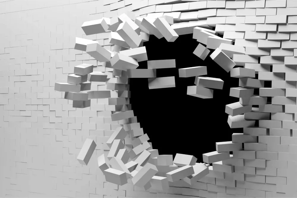 Fototapeta Ceglany Tunel 3D Nie przegap