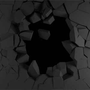 Zniżka Fototapeta Dziura W Ścianie Efekt 3D