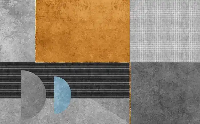 Fototapeta Gold Geometric Background Art. Modern Grey Pattern, Darmowy zwrot